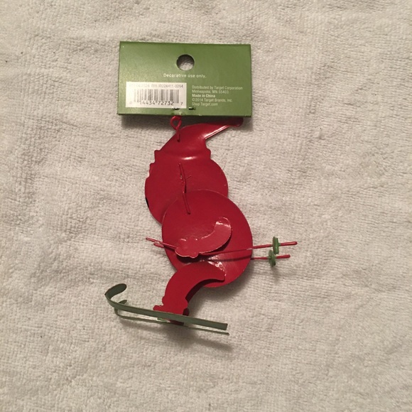 NWT Santa Skiing Ornament - Picture 3 of 3